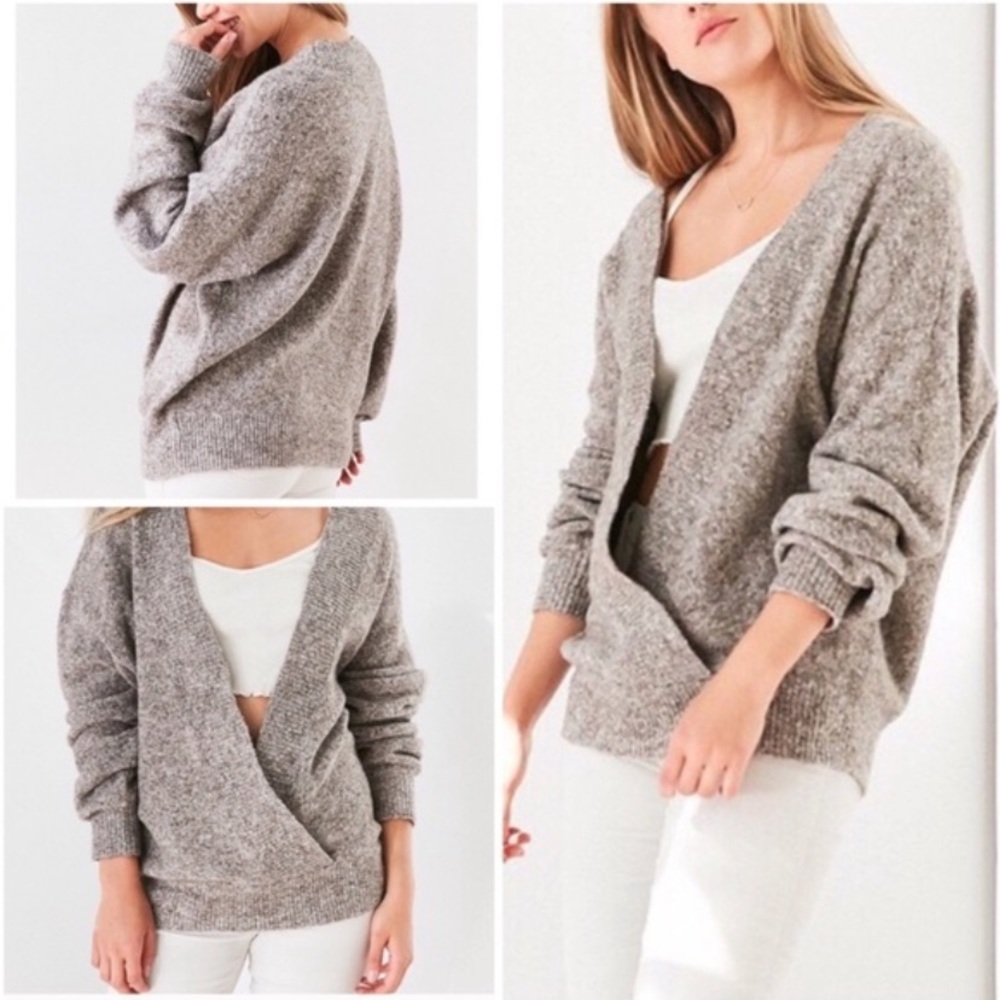 Urban outfitters wrap sweater